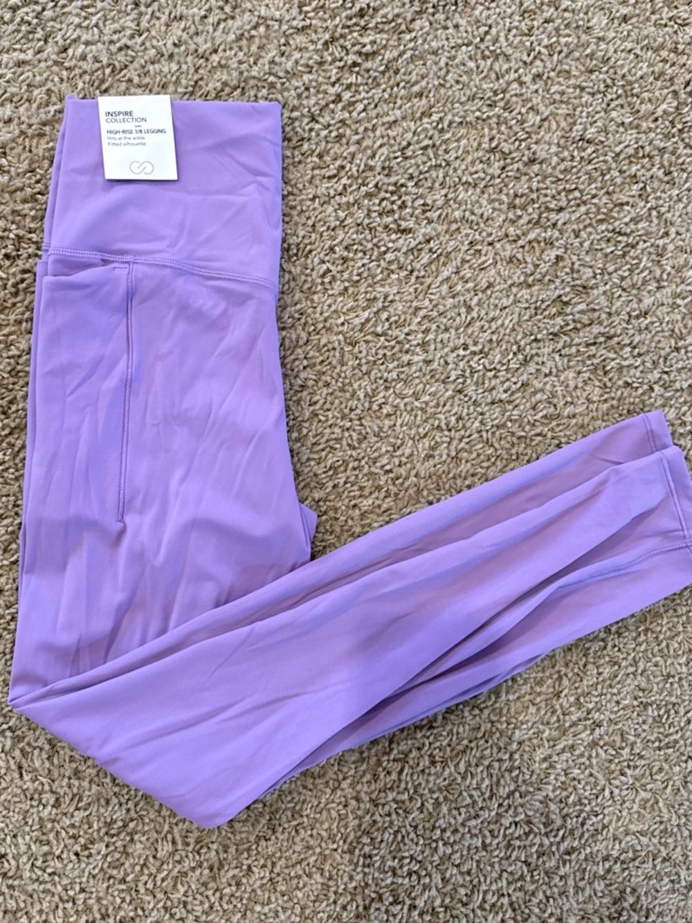 CALIA by Carrie Underwood High-Rise Leggings - Lavender Purple